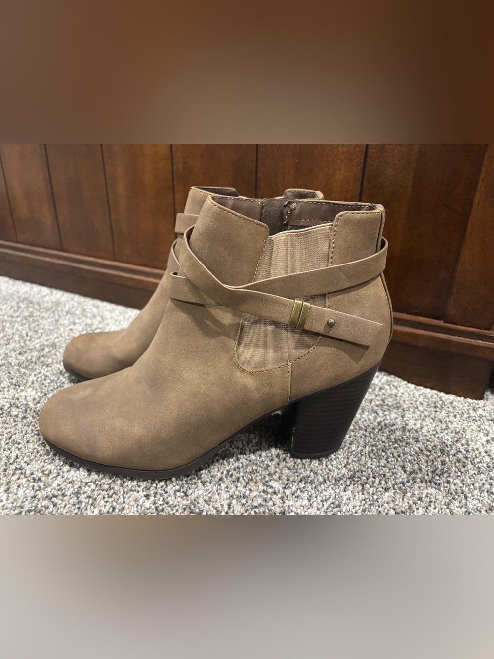 Streetwear Society Womens Tan Ankle Booties